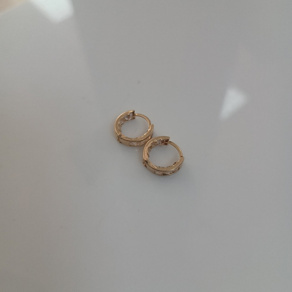 ARRACADAS PAR ORO 10 K 1.7 GRMS (SEMINUEVO)
