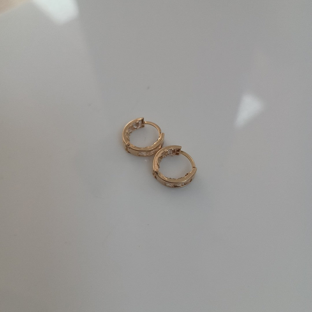 ARRACADAS PAR ORO 10 K 1.7 GRMS (SEMINUEVO)