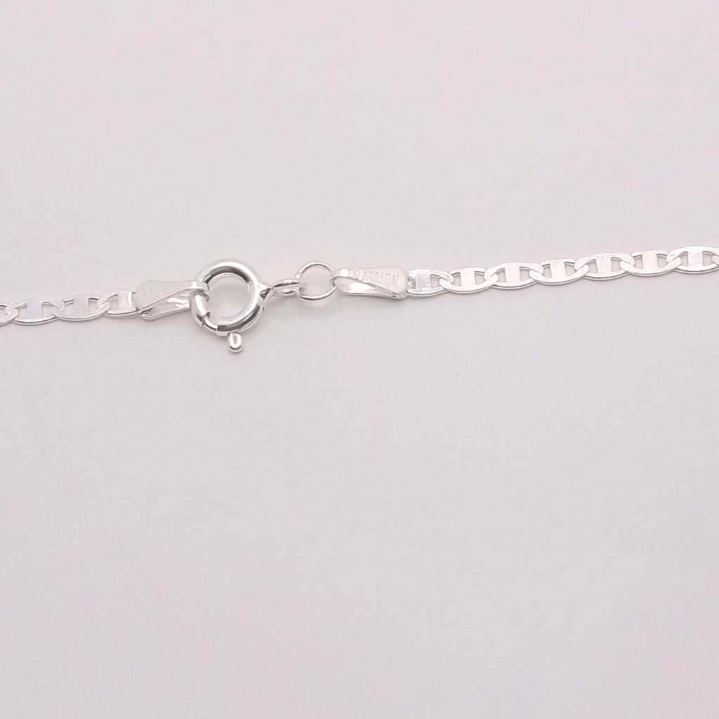 CADENA TEJIDO ESPEJO PLATA .925 60 CM 4.3 GR (NUEVO)