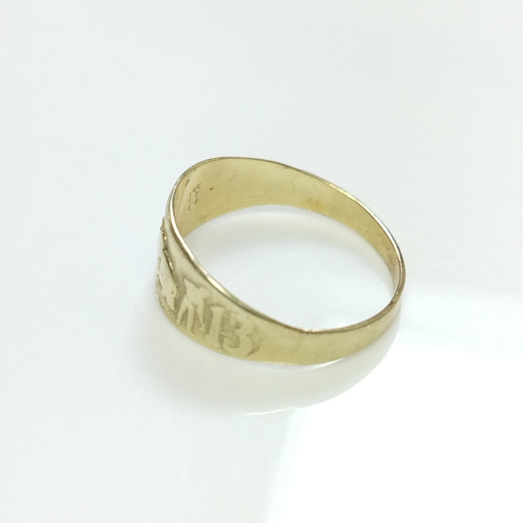 ARGOLLA ORO 14 K 1.4 GRMS (SEMINUEVO)