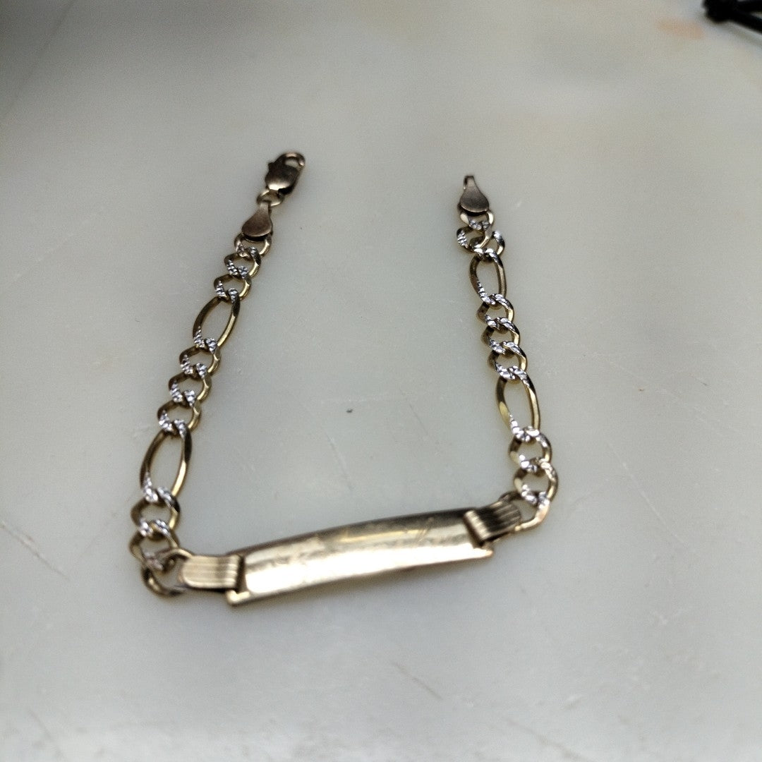 ESCLAVA ORO, RODIADO 10 K 3.8 GRMS (SEMINUEVO)