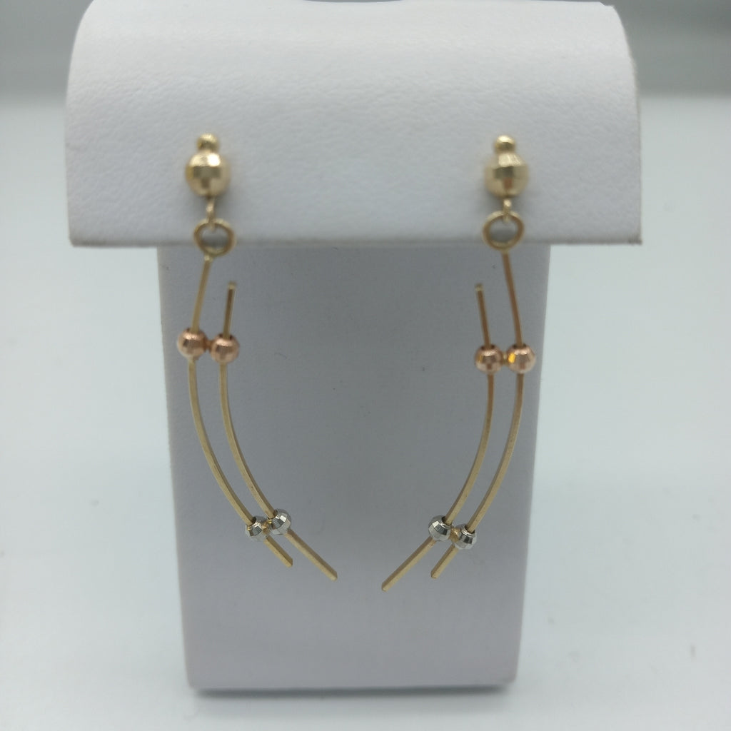ARETES PAR ORO 10 K 2.7 GRMS (SEMINUEVO)