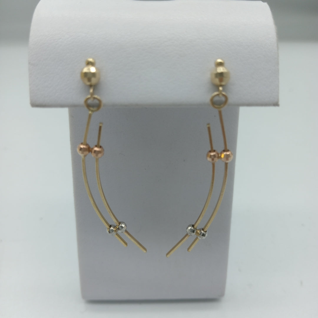 ARETES PAR ORO 10 K 2.7 GRMS (SEMINUEVO)