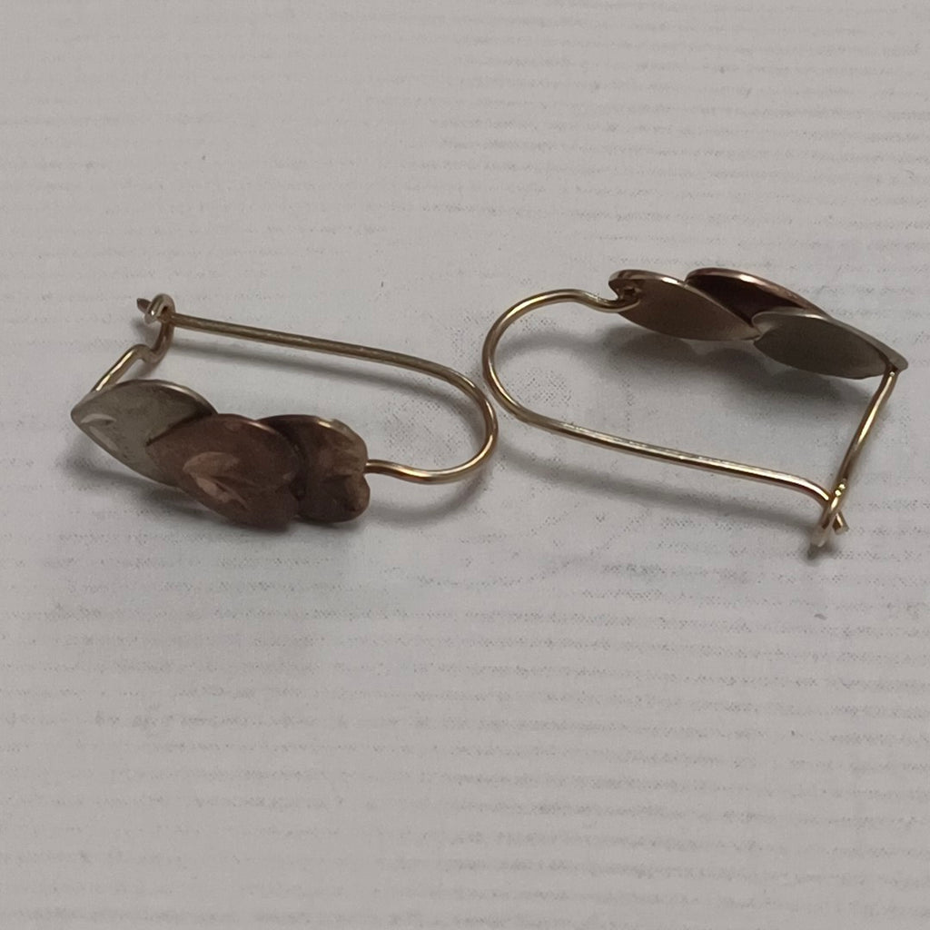 ARETES PAR ORO 10 K 1,20 GRMS (SEMINUEVO)