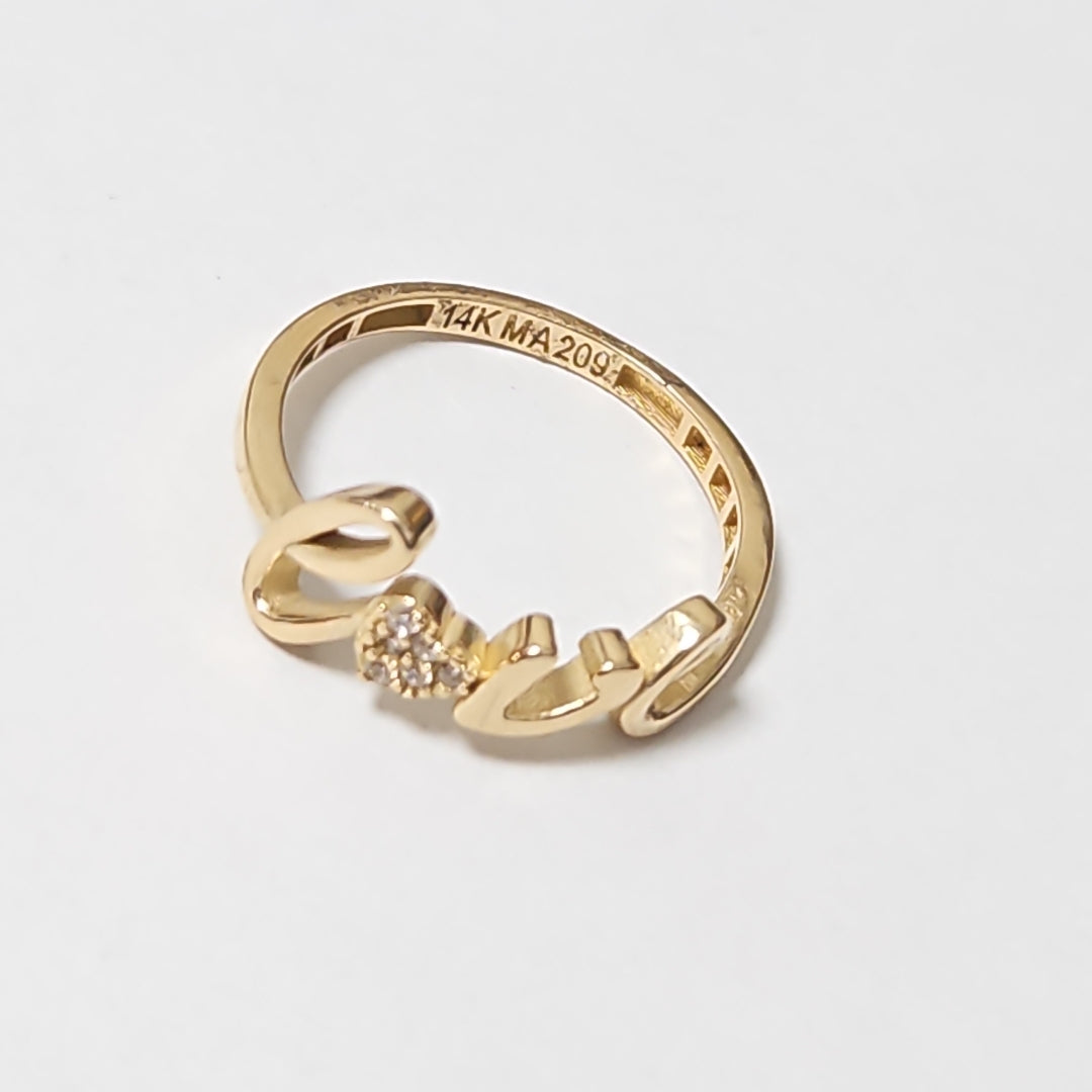 ANILLO ORO 14 K 2,40 GRMS (SEMINUEVO)