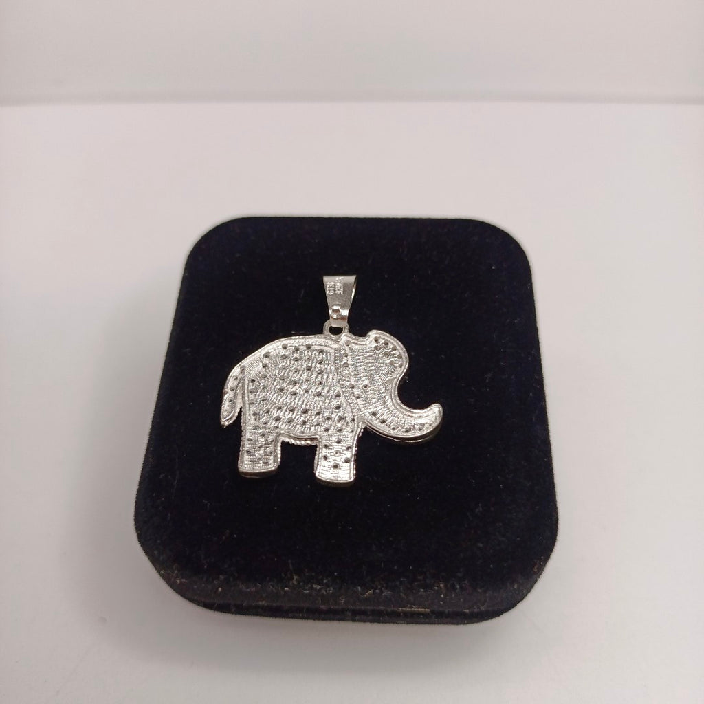 DIJE ELEFANTE C/CIRCONIAS PLATA .925 5.1 GR (NUEVO)