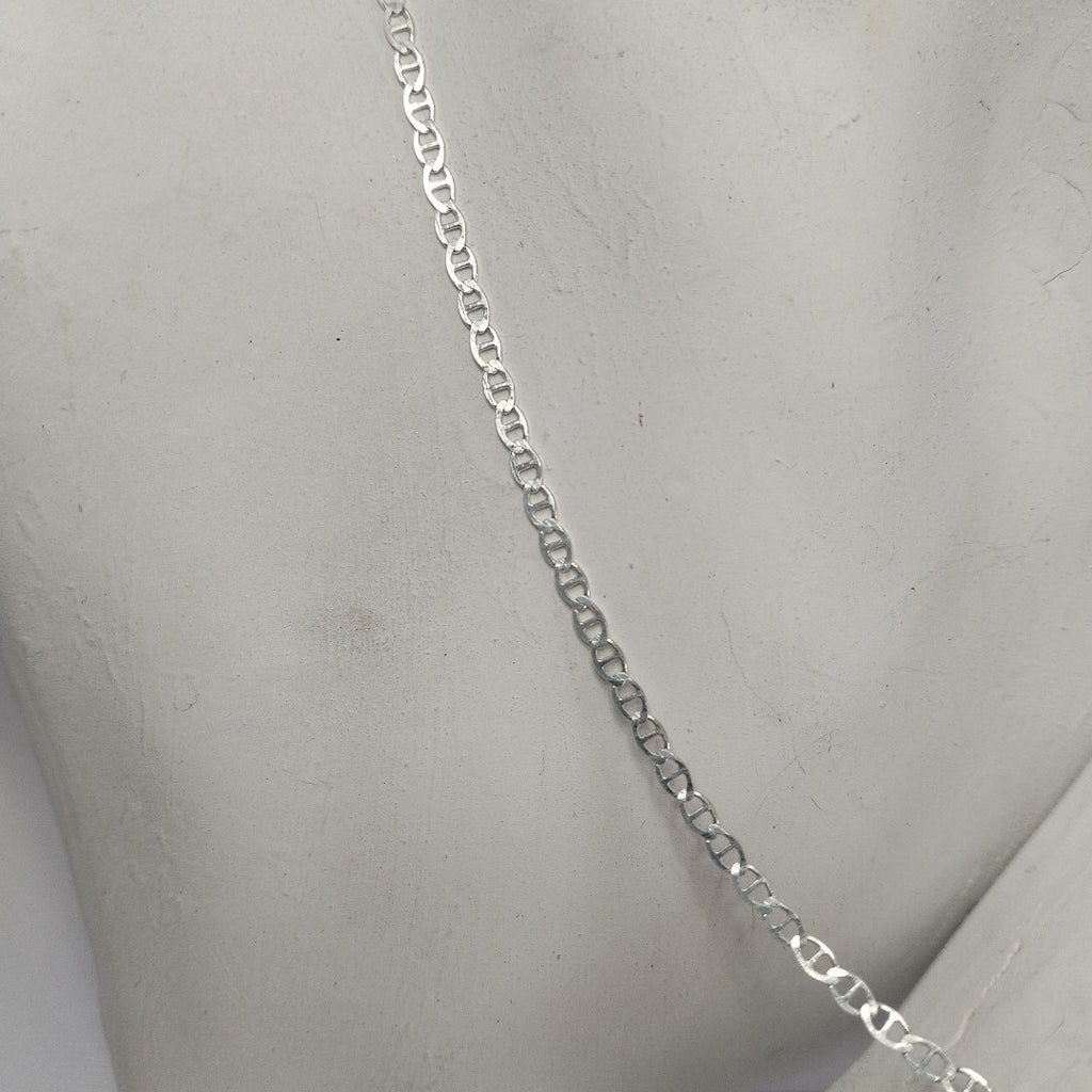 CADENA TEJIDO GUCHI PLATA .925 60 CM 3.7 GR (NUEVO)