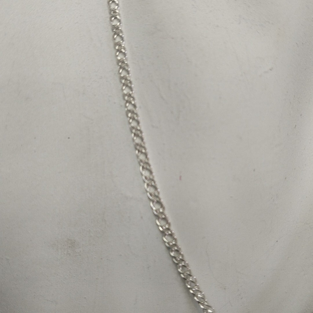 CADENA TEJIDO ESLABONES PLATA .925 50 CM 3.7 GR (NUEVO)
