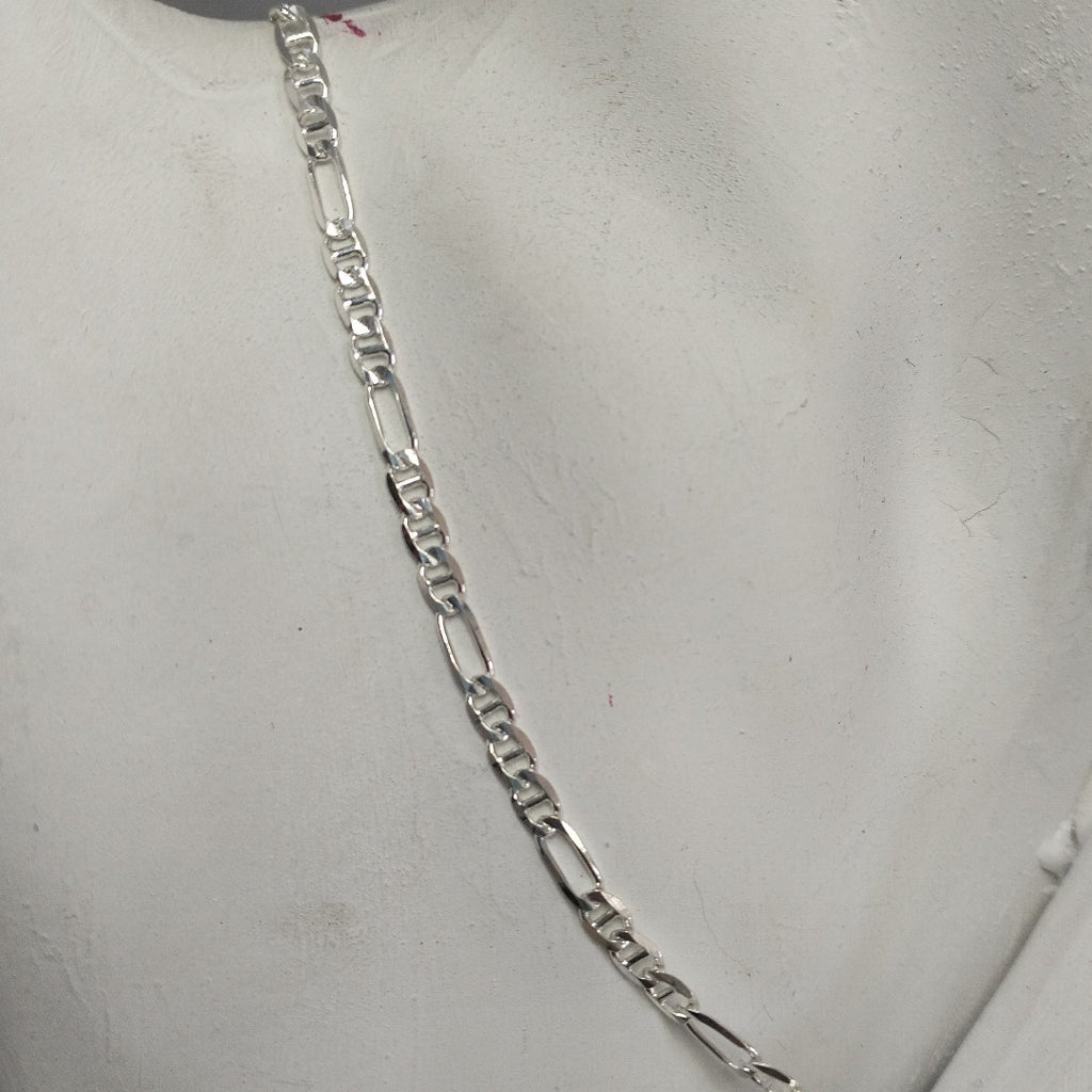 CADENA TEJIDO MARINERO PLATA .925 55 CM 7.6 GR (NUEVO)