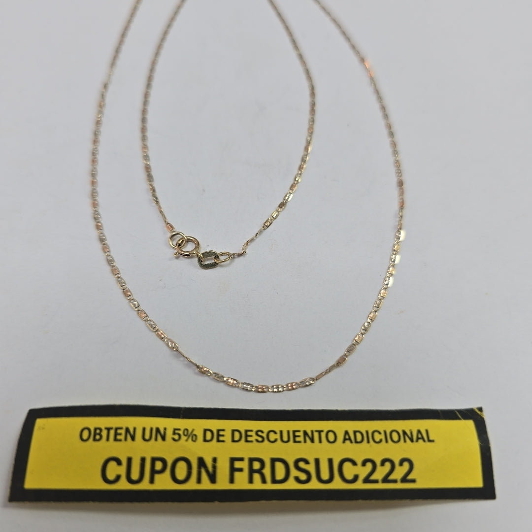 CADENA ORO 14 K 1.2 GRMS (SEMINUEVO)