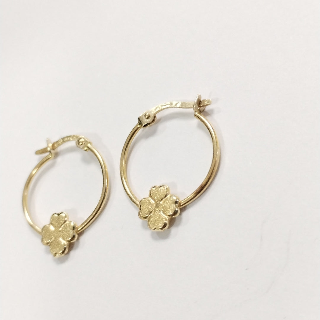 ARRACADAS PAR ORO 14 K 2.3 GRMS (SEMINUEVO)