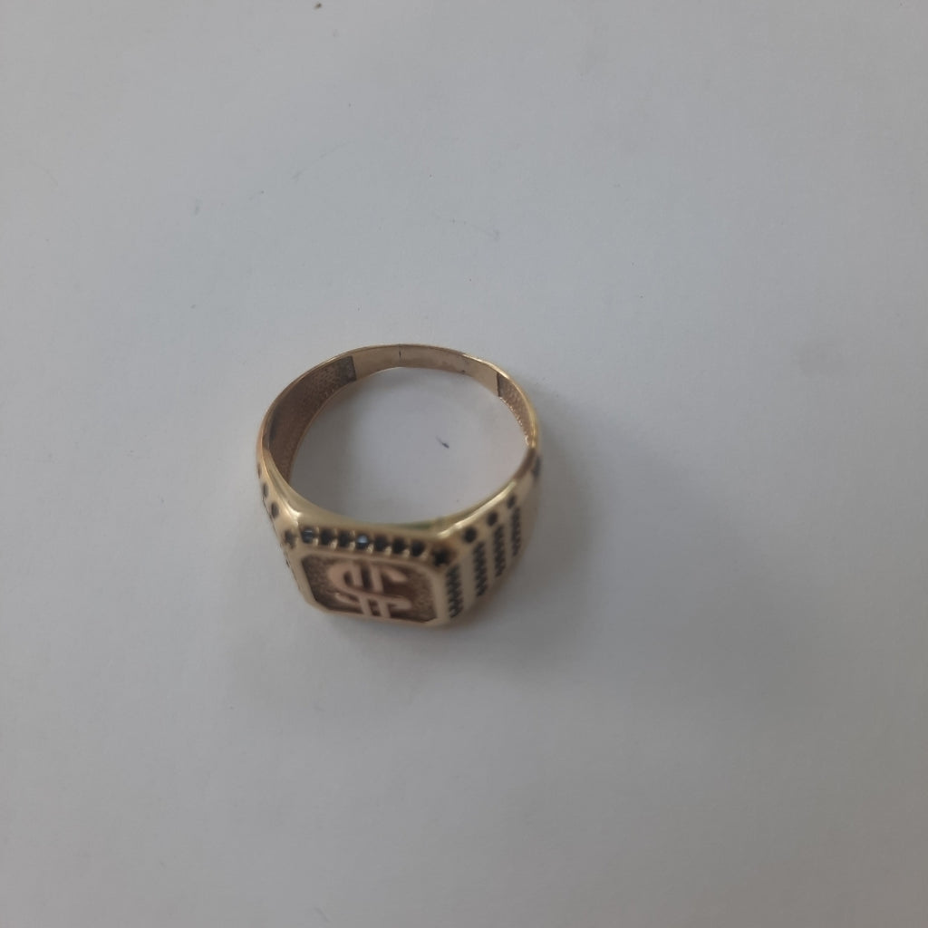 ANILLO ORO 14 K 6 GRMS (SEMINUEVO)