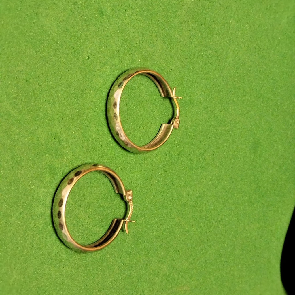 ARRACADAS PAR ORO BLANCO 10 K 2,80 GRMS (SEMINUEVO)