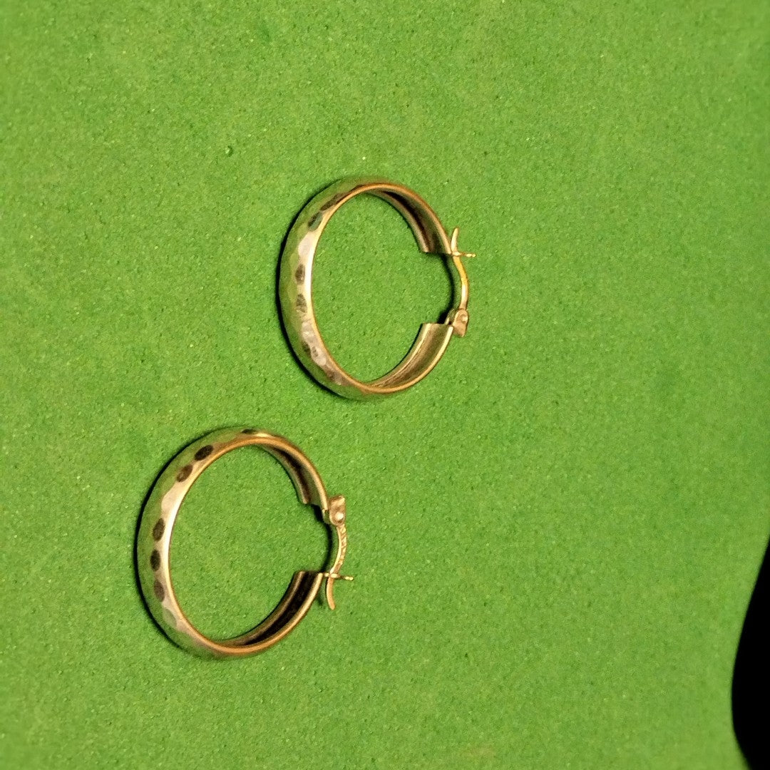 ARRACADAS PAR ORO BLANCO 10 K 2,80 GRMS (SEMINUEVO)