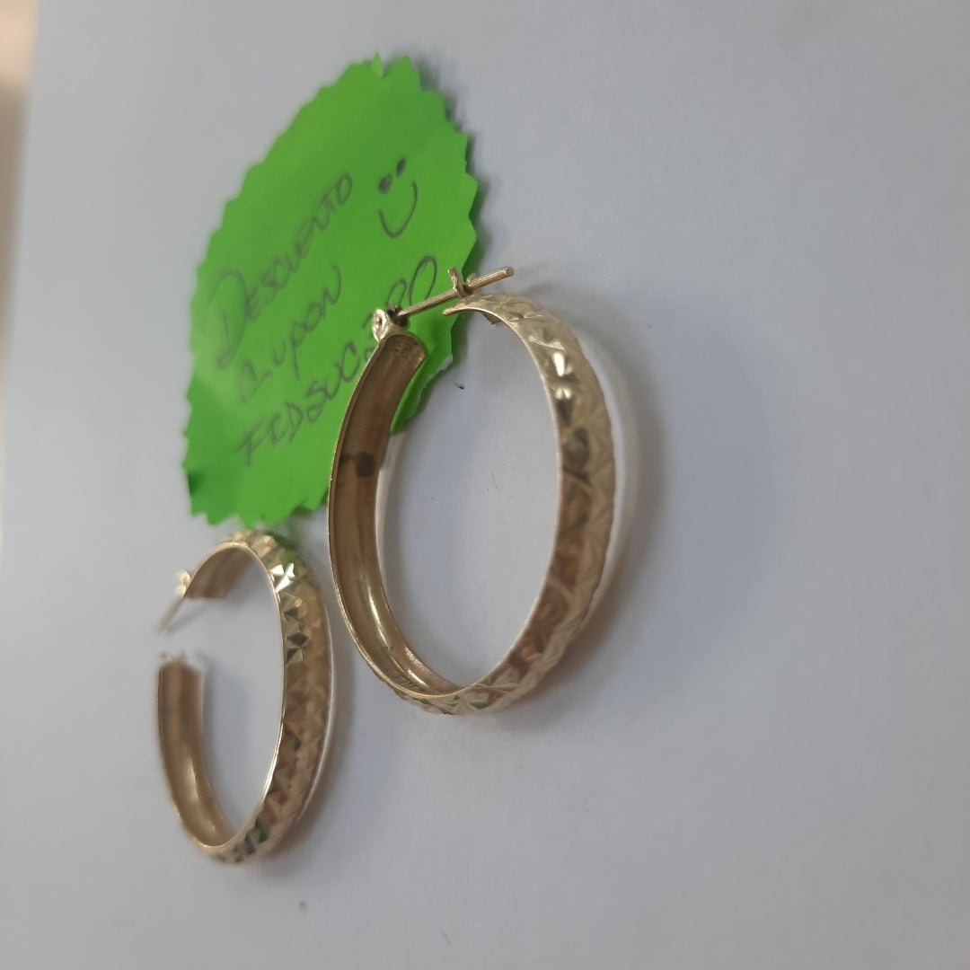 ARRACADAS PAR ORO 14 K 4,50 GRMS (SEMINUEVO)