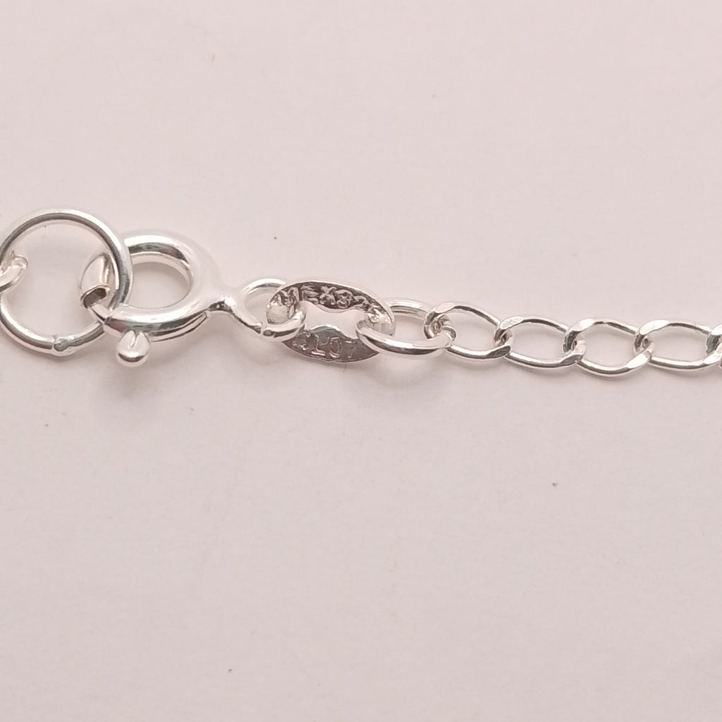 PULSERA TEJIDO ESPECIAL PLATA .925 18 CM 2.6 GR (NUEVO)