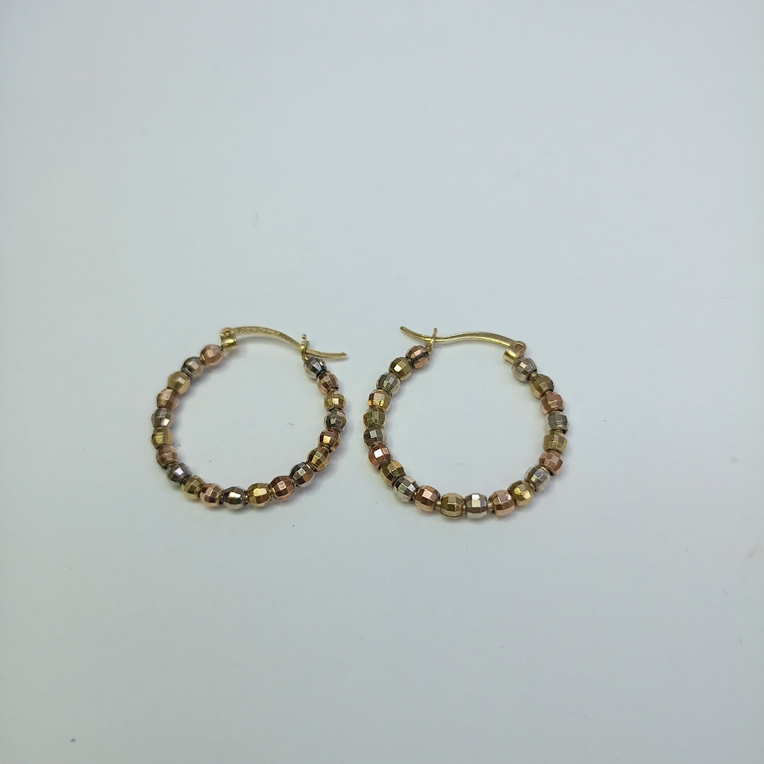 ARRACADAS PAR ORO 10 K 3.4 GRMS (SEMINUEVO)