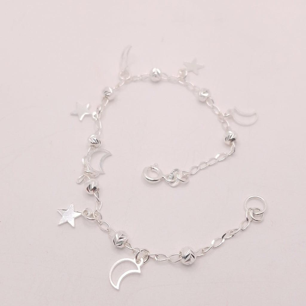 PULSERA TEJIDO TEJIDO ESPECIAL PLATA .925 18 CM 3.1 GR (NUEVO)