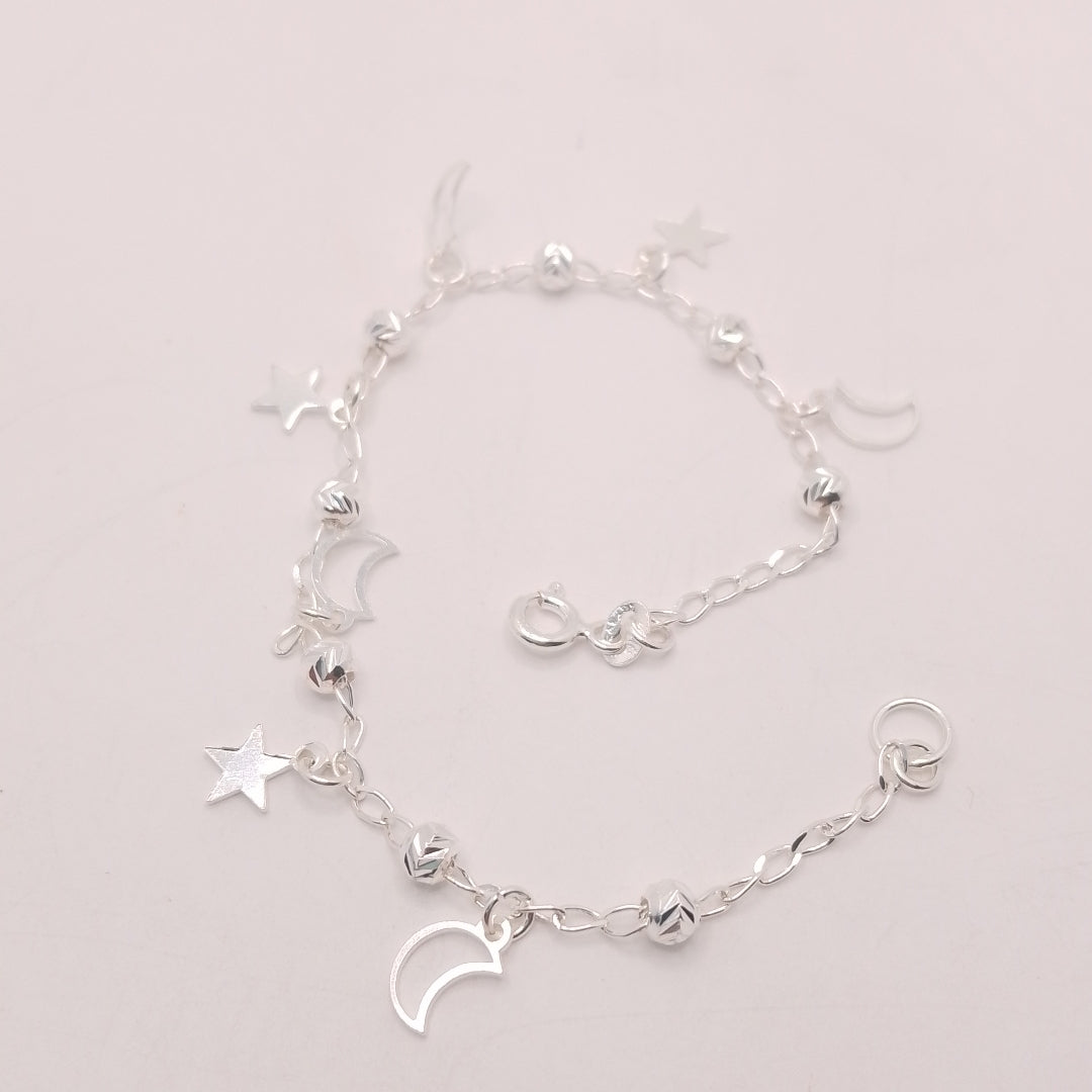 PULSERA TEJIDO TEJIDO ESPECIAL PLATA .925 18 CM 3.1 GR (NUEVO)