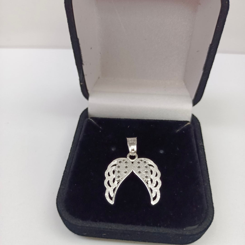 DIJE ALAS C/CIRCONIAS PLATA .925 2.4 GR (NUEVO)