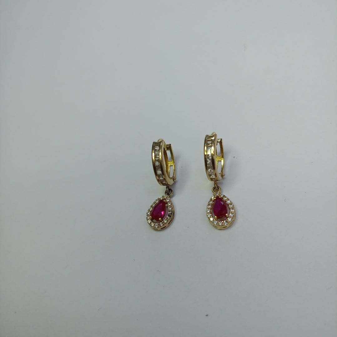 ARETES PAR ORO 10 K 1.5 GRMS (SEMINUEVO)