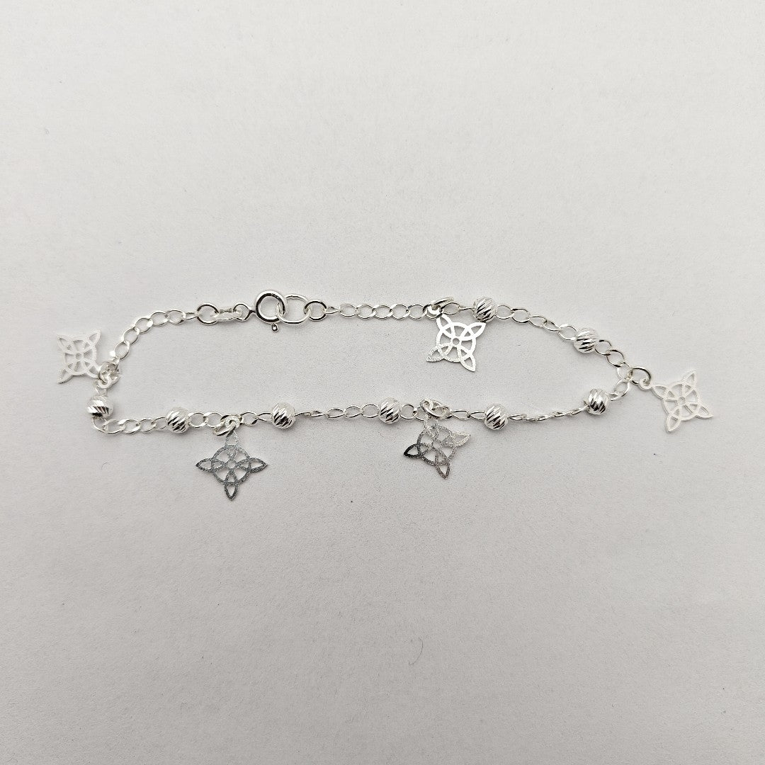 PULSERA TEJIDO ESPECIAL PLATA .925 18 CM 3.1 GR (NUEVO)