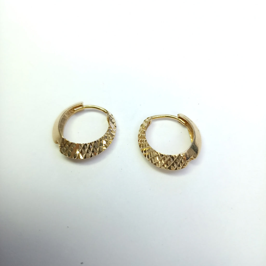 ARRACADAS PAR ORO 14 K 1.8 GRMS (SEMINUEVO)
