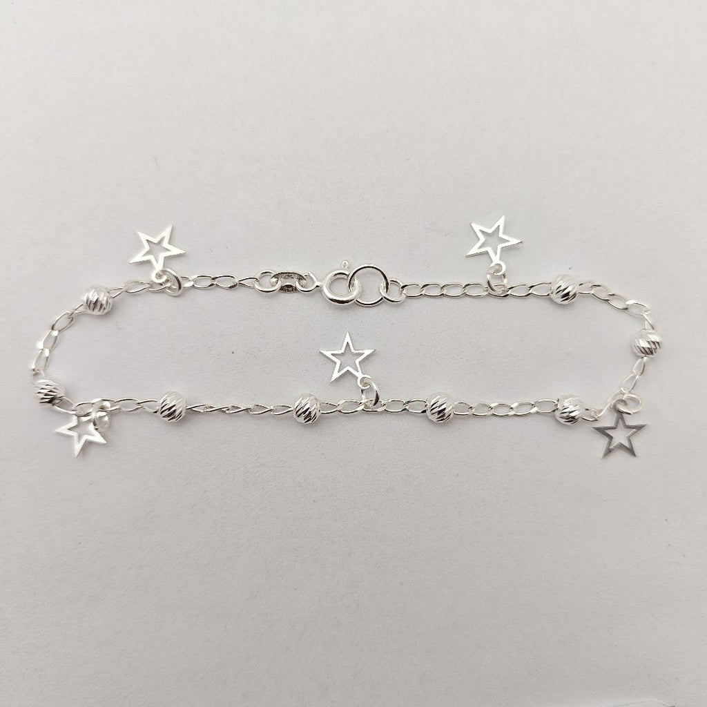 PULSERA TEJIDO ESPECIAL PLATA .925 18 CM 2.7 GR (NUEVO)