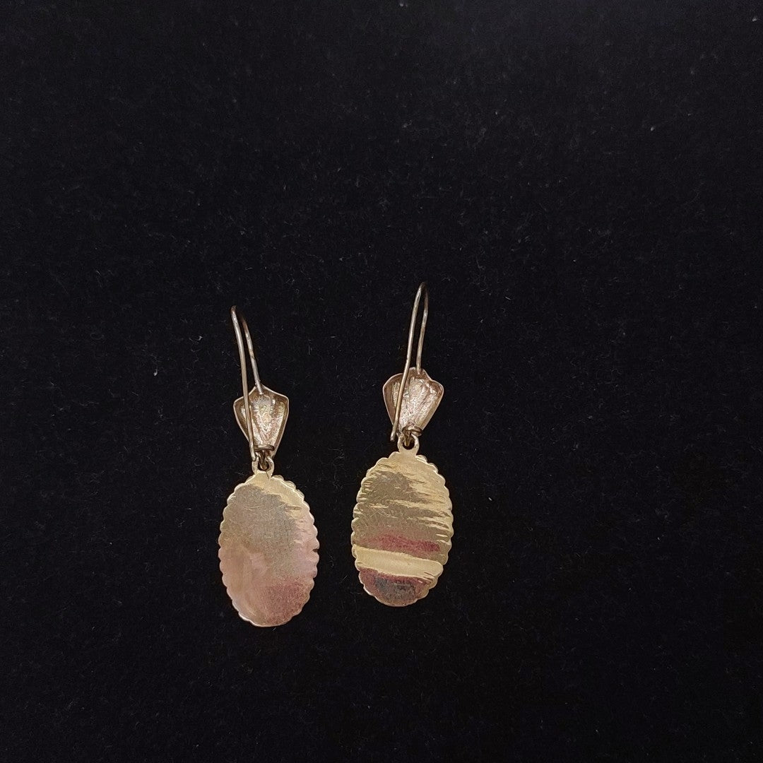 ARETES PAR ORO 8 K 3.3 GRMS (SEMINUEVO)