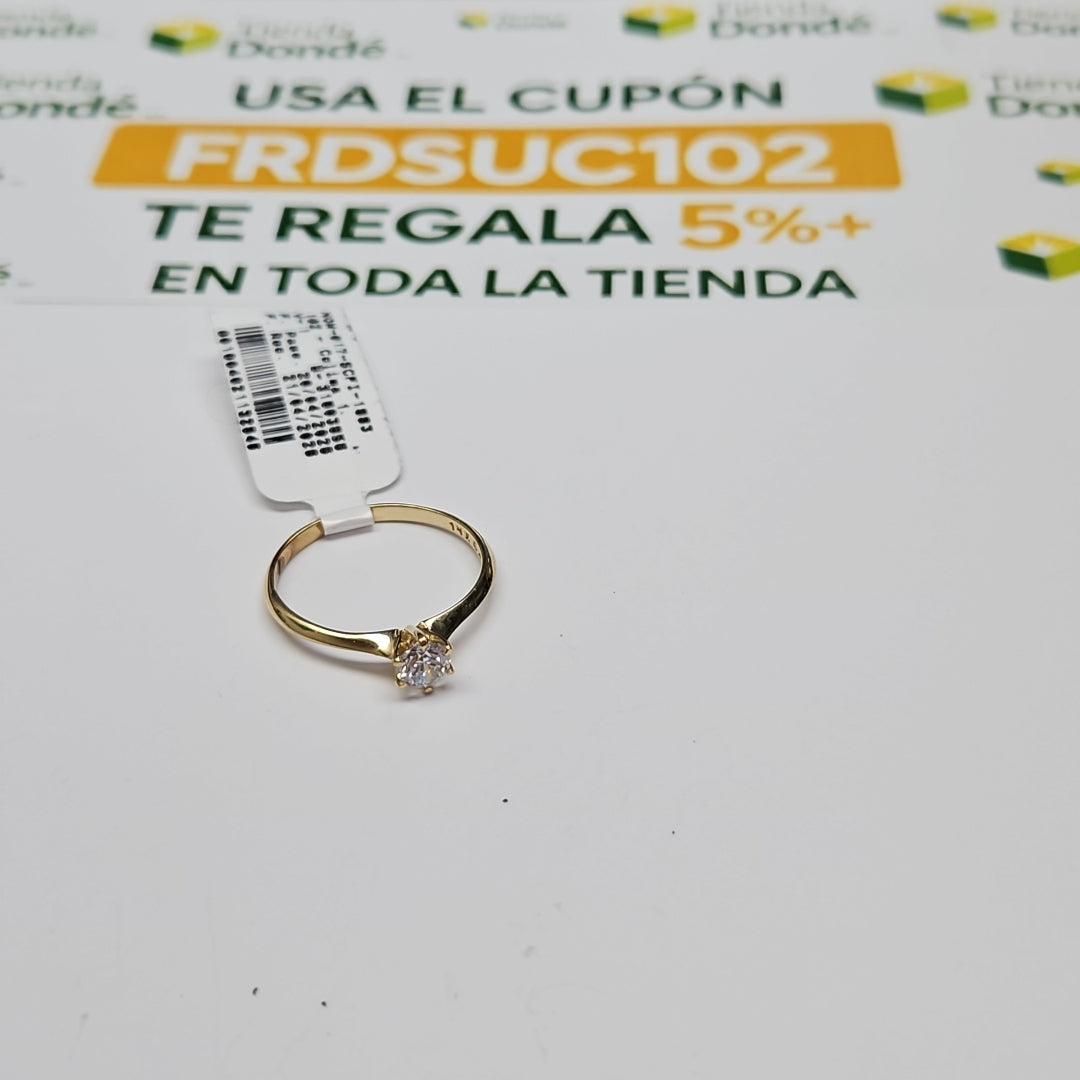 SOLITARIO ORO 14 K 2.1 GRMS (SEMINUEVO)