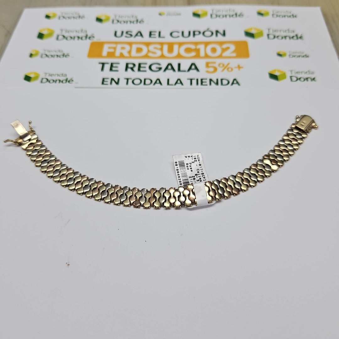 PULSERA ORO 14 K 20.2 GRMS (SEMINUEVO)