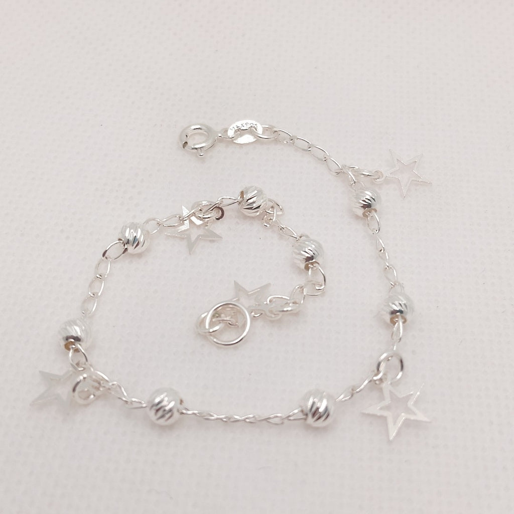 PULSERA TEJIDO ESPECIAL PLATA .925 18 CM 2.7 GR (NUEVO)