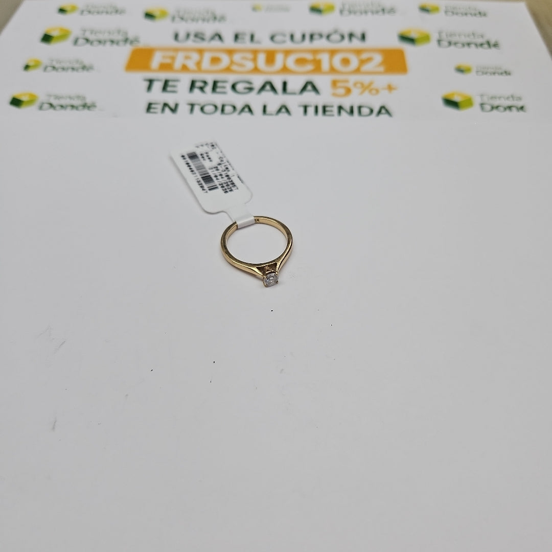 SOLITARIO ORO 14 K 2.3 GRMS (SEMINUEVO)