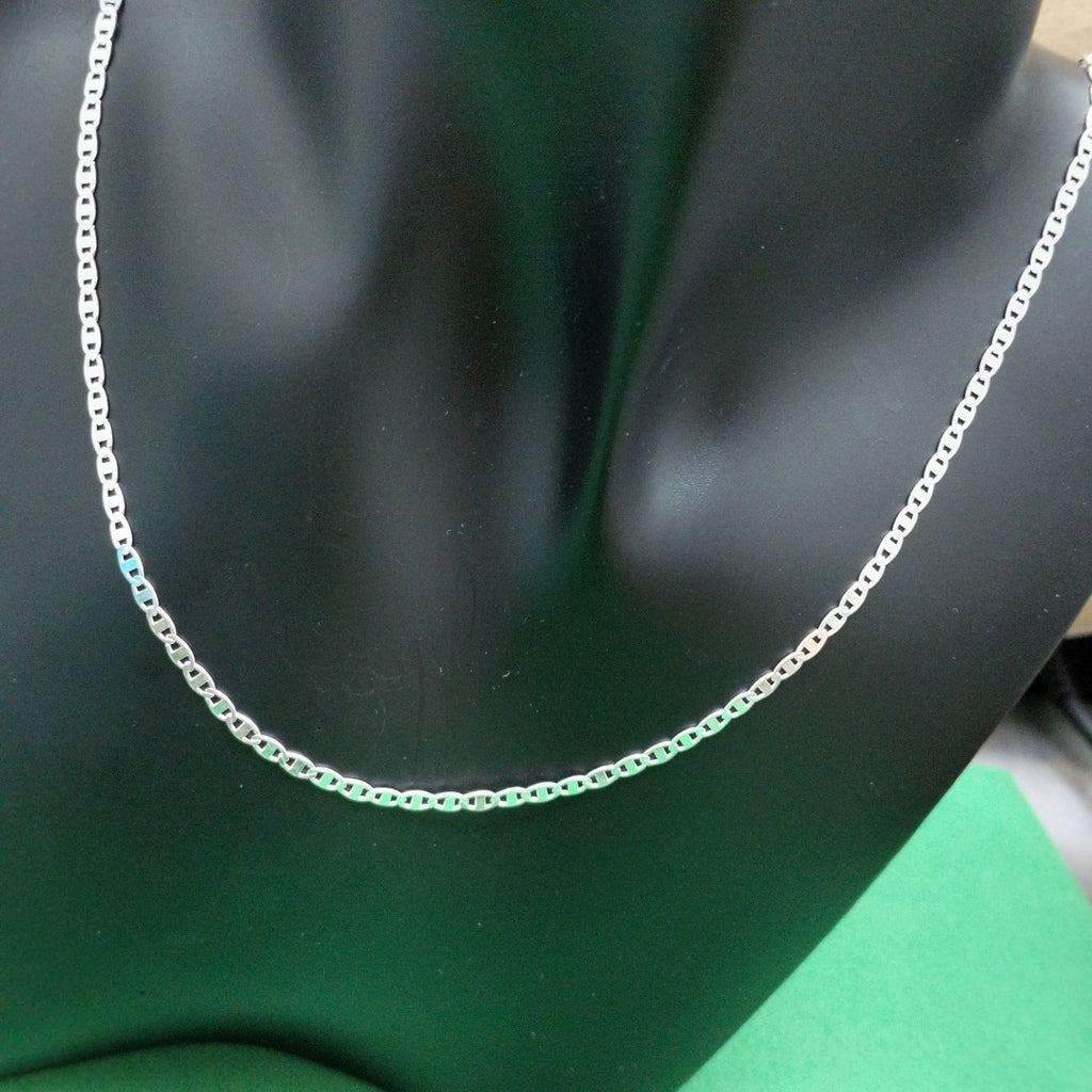 CADENA TEJIDO ESPEJO PLATA .925 60 CM 4.4 GR (NUEVO)