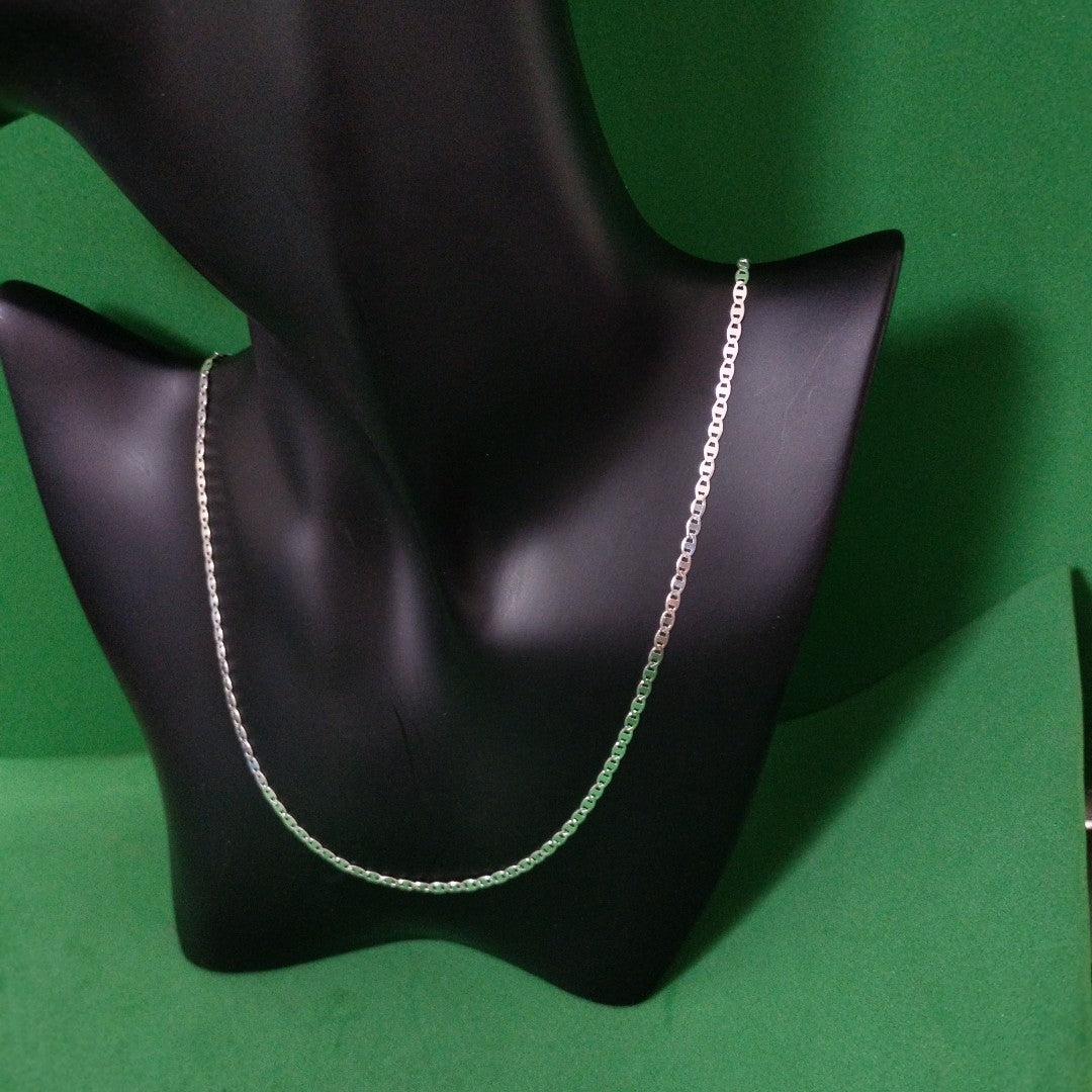 CADENA TEJIDO ESPEJO PLATA .925 60 CM 4.2 GR (NUEVO)