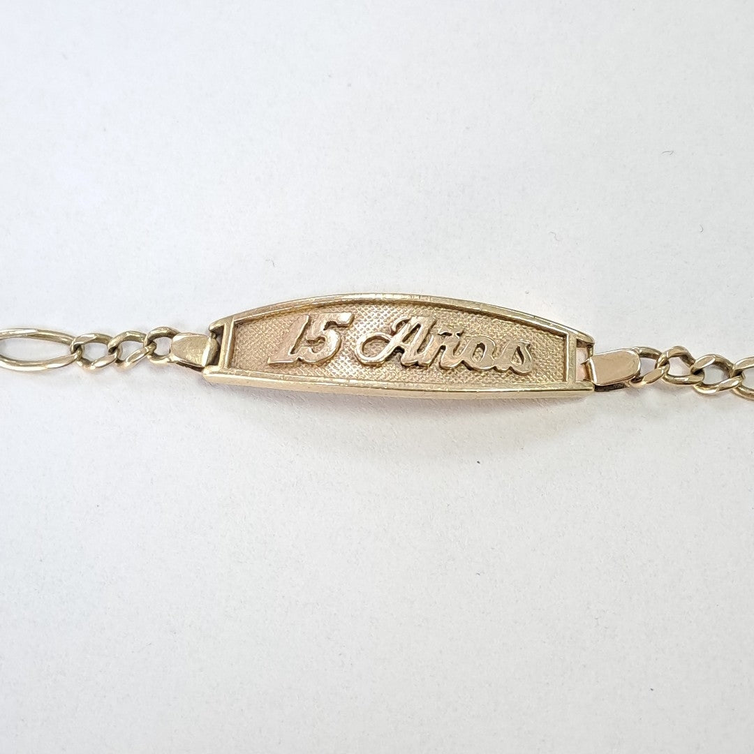 ESCLAVA ORO 14 K 8.9 GRMS (SEMINUEVO)