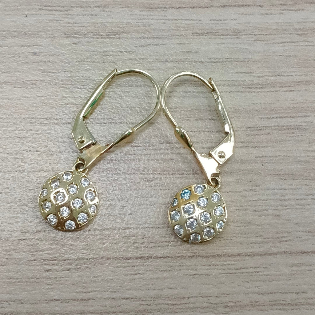 ARETES PAR ORO 14 K 2,40 GRMS (SEMINUEVO)
