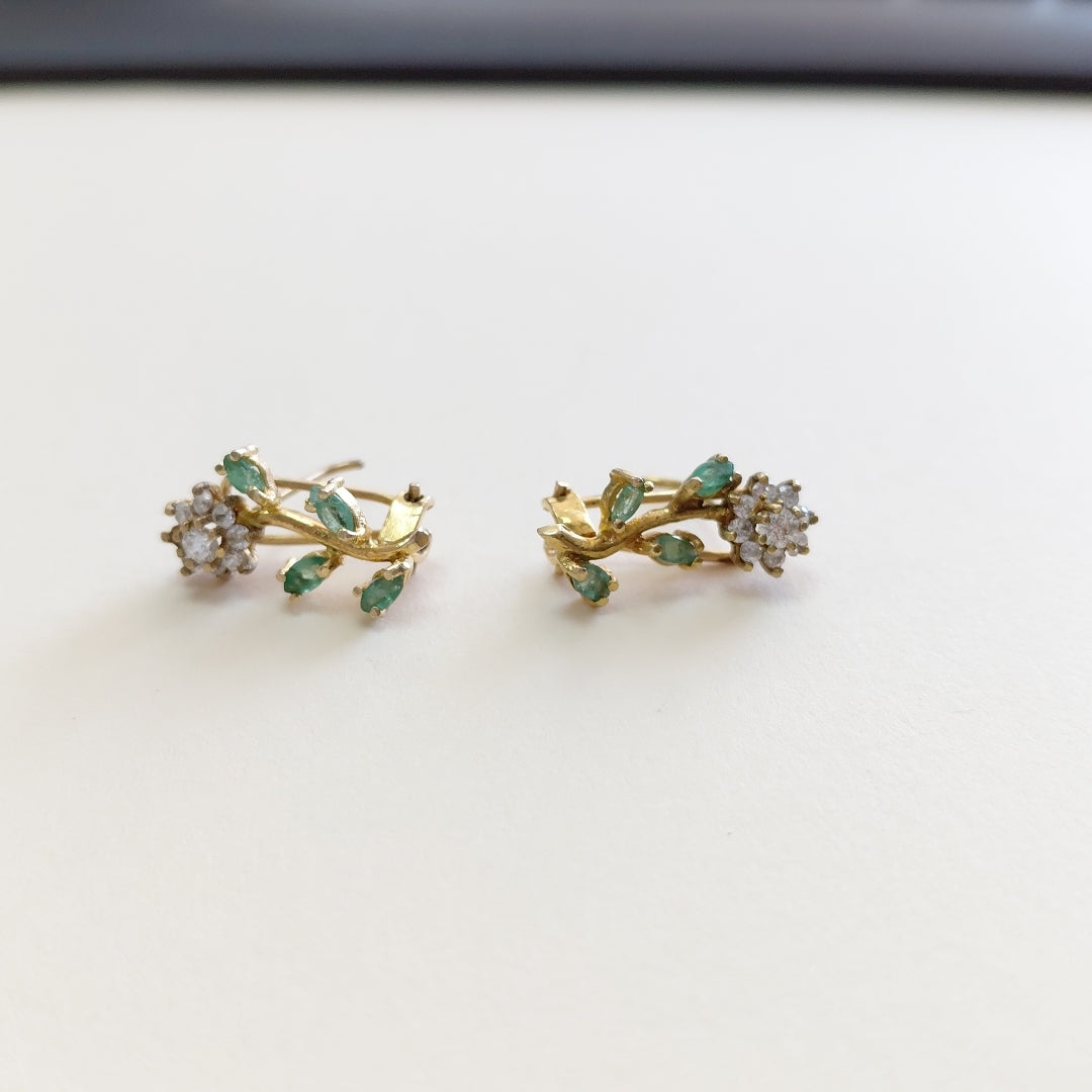 ARETES PAR ORO 14 K 3.5 GRMS (SEMINUEVO)