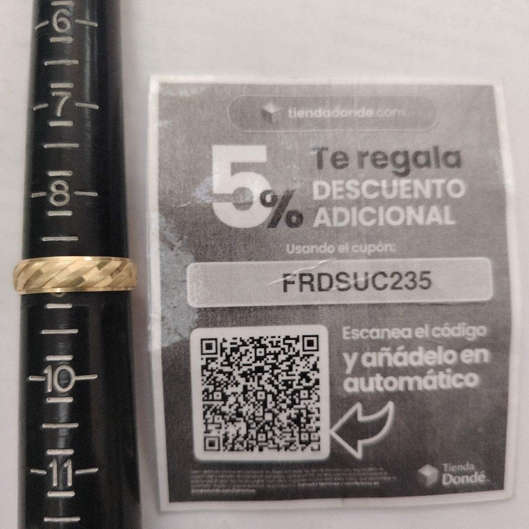 ARGOLLA ORO 10 K 1.8 GRMS (SEMINUEVO)