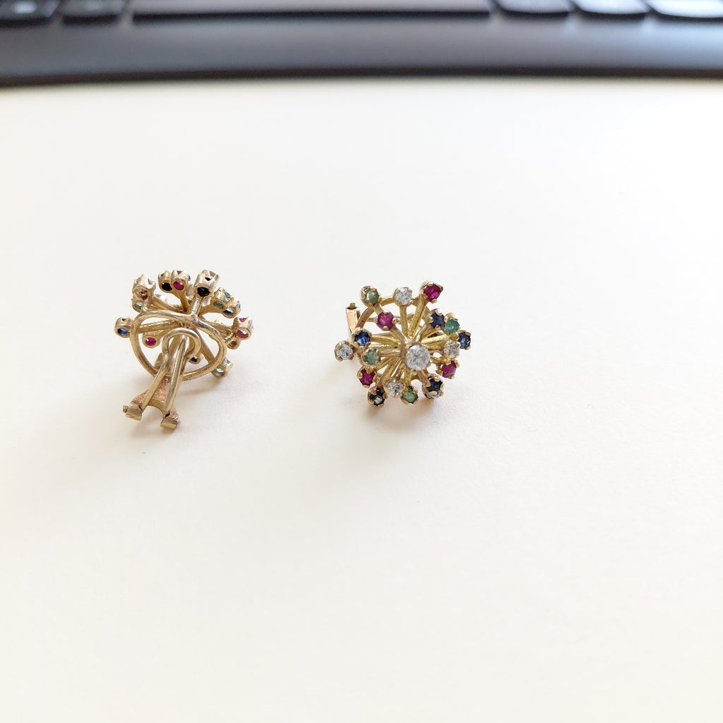 ARETES PAR ORO 14 K 5.9 GRMS (SEMINUEVO)