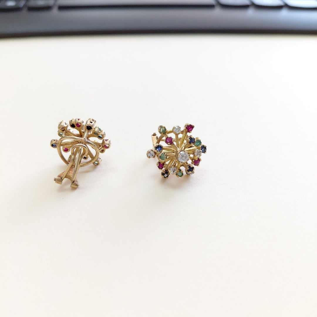 ARETES PAR ORO 14 K 5.9 GRMS (SEMINUEVO)