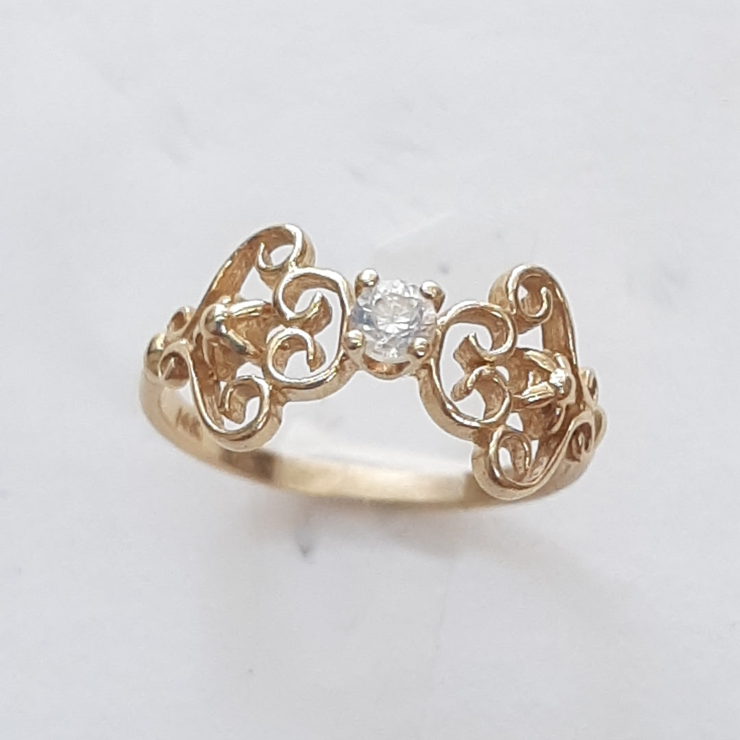 SOLITARIO ORO 14 K 1,60 GRMS (SEMINUEVO)