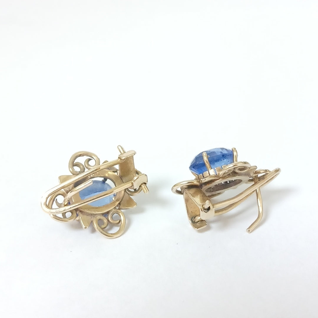 ARETES PAR ORO 14 K 7,80 GRMS (SEMINUEVO)