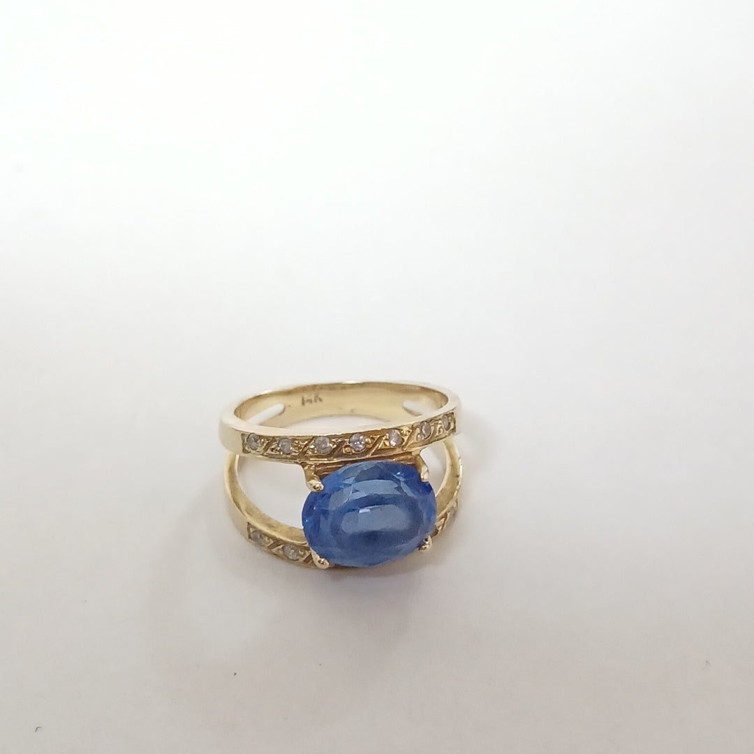 ANILLO ORO 14 K 5,50 GRMS (SEMINUEVO)