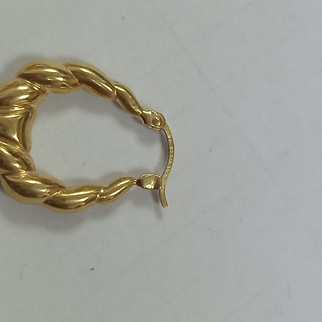 ARRACADAS PAR ORO 14 K 2,20 GRMS (SEMINUEVO)