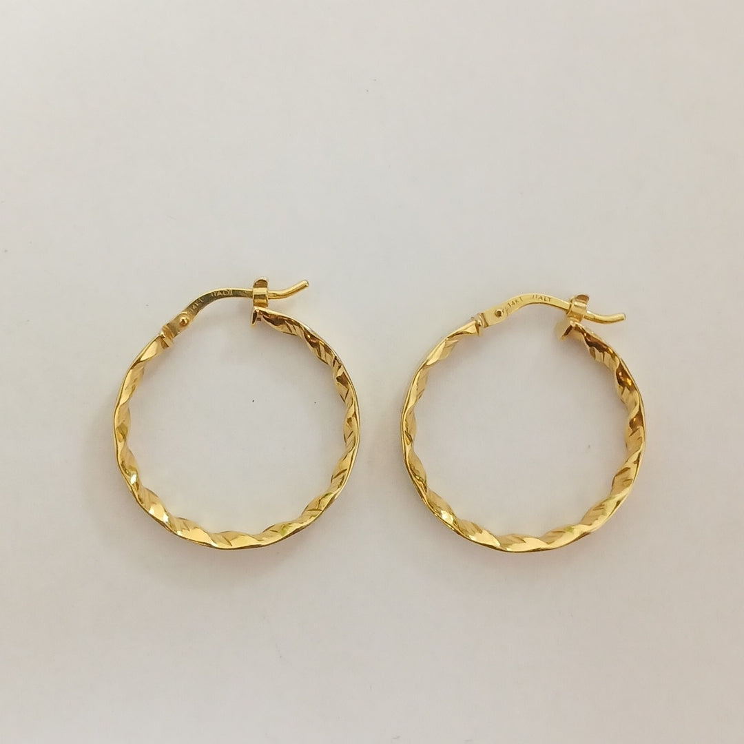 ARRACADAS PAR ORO 14 K 2.2 GRMS (SEMINUEVO)