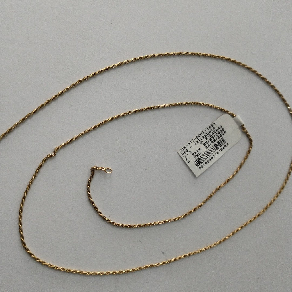 CADENA ORO 14 K 4.5 GRMS (SEMINUEVO)