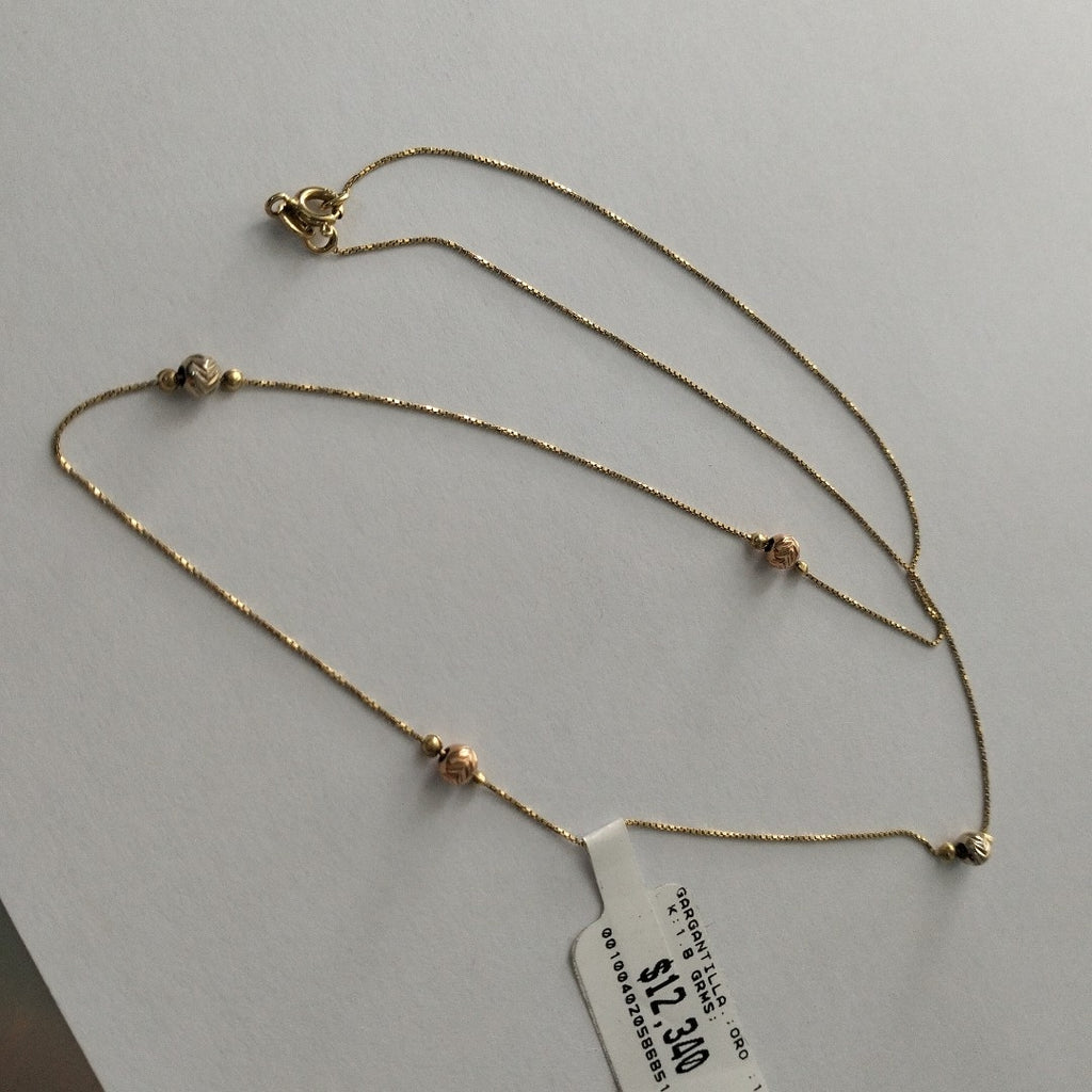 GARGANTILLA ORO 14 K 1.8 GRMS (SEMINUEVO)