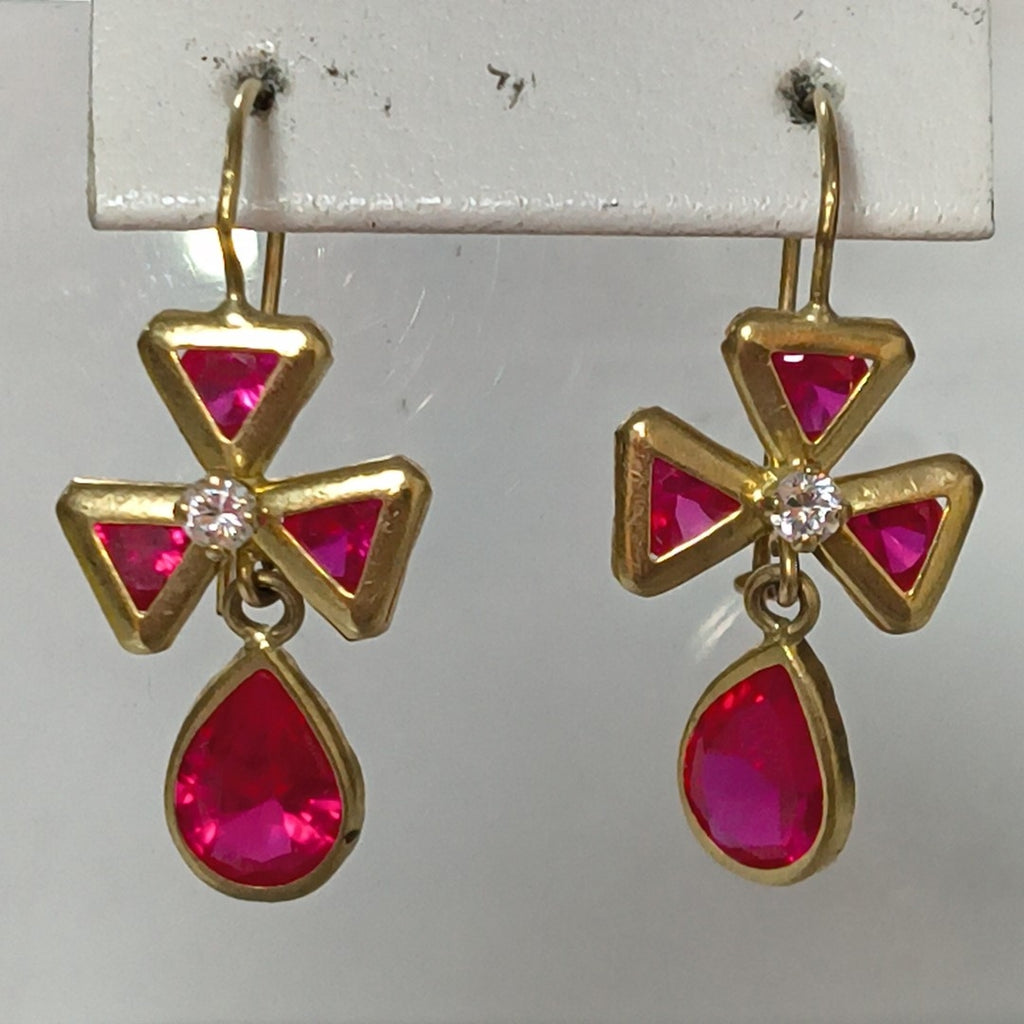 ARETES PAR ORO 10 K 2,10 GRMS (SEMINUEVO)