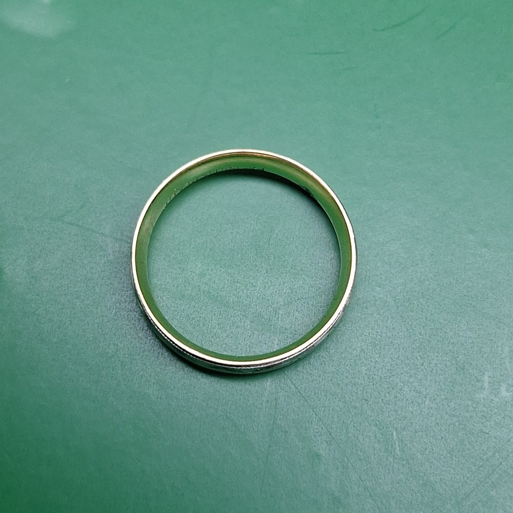 ARGOLLA ORO COMBINADO 14 K 1,80 GRMS (SEMINUEVO)